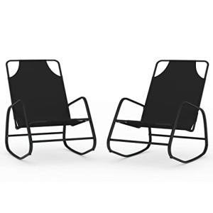 vidaXL 2X Tumbona Mecedora Reclinable Hamaca Cama de Salón…