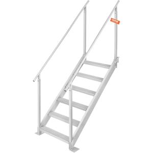 VEVOR Escalera de Muelle Altura Ajustable 109-130 cm Pontón…