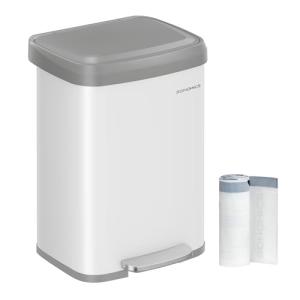 SONGMICS Cubo de Basura de Cocina, 50 L, Cubo de Basura de…