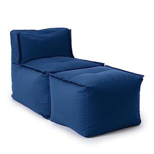 Lumaland Beanbag Lounge Tumbona Modular | Juego de 2 Piezas…