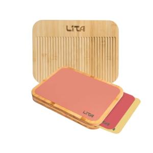 Tabla de Cortar Cocina Multifuncional Doble Cara en Madera…