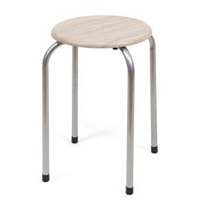 thesecrethome.es Taburete de Metal con Base de Madera Elega…