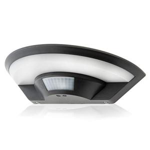 HUBER Lámpara de pared LED con detector de movimiento, 140°…