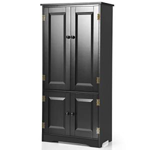 GIANTEX Armario Multifuncional de Dormitorio con 4 Puertas,…