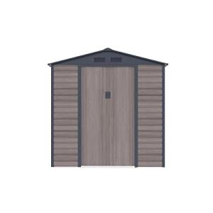 EXPERTLAND - Caseta de jardín de Acero galvanizado Efecto M…