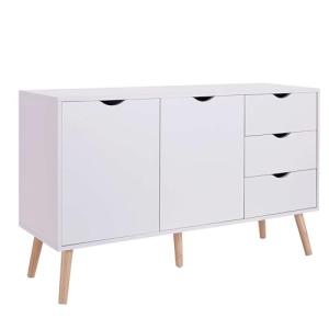 Miroytengo Aparador Salón Fiano en Color Blanco de Estilo n…