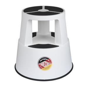 WEDO Taburete con ruedas Super Step de plástico irrompible,…