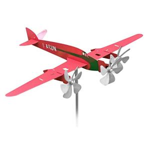 Avión flotador 3D de metal único molino de viento alimentad…