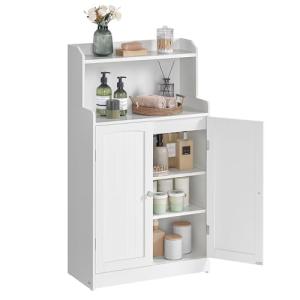 VASAGLE 100 cm Armario de Baño, Mueble de Baño con 2 Puerta…