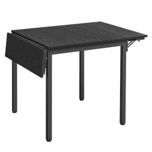 VASAGLE Mesa de Comedor, Mesa Extensible, Mesa de Hoja Abat…