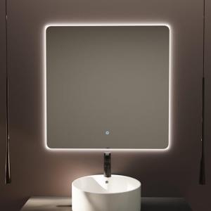 Baikal Espejo de Baño Rectangular | 80x80cm | Retroiluminad…