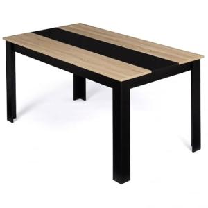 IDMarket – Mesa de comedor rectangular Georgia para 8 perso…