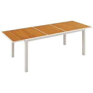 Outsunny Mesa de Jardín Extensible de Aluminio Mesa de Come…
