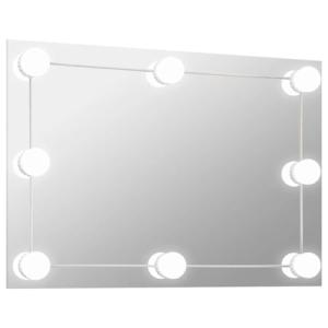 vidaXL Espejo de Pared con Luces LED Pasillo Entrada Cuarto…