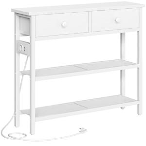 HOOBRO Mesa de Consola de 75 cm, Mesa de Entrada con Reglet…