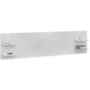 DHOME Cabecero con Estantes de Madera reciclada DM Colgante…