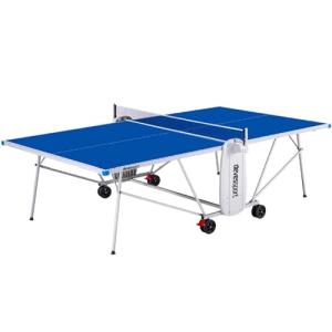 DEVESSPORT Mesa de Ping Pong Exterior & Interior 4 Ruedas,…