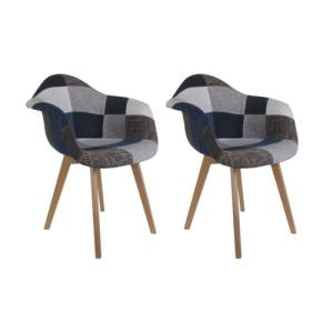 HOME DECO FACTORY Juego de 2 sillones para salón, Comedor,…