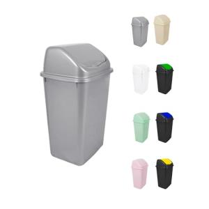 JARDIN202 - Cubo de Basura con Tapadera Basculante - 30/50…