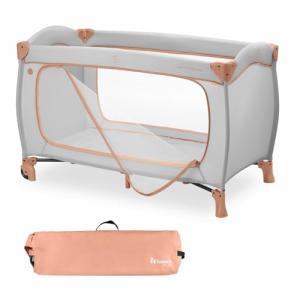 Hauck Sleep N Play Go Plus Cuna de Viaje Bebe con Ruedas, P…