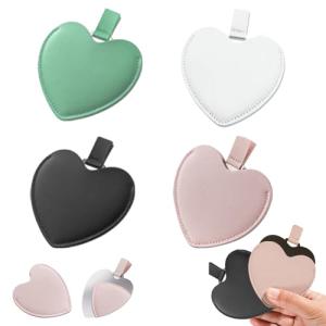 Eabdice 4 Piezas Mini Espejo de Bolsillo, Espejo de Maquill…