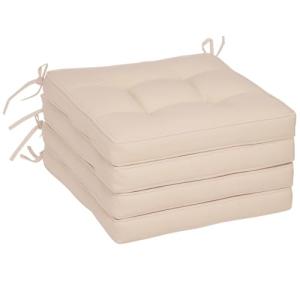 Outsunny Conjunto de Cojines para Sillas de Comedor 42x42x5…