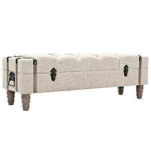 vidaXL Banco Almacenamiento 111x34x37 cm Asiento Armario Ho…