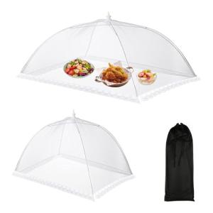 YapitHome 2 Piezas Red Plegable para Tapar Alimentos,Mosqui…