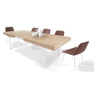 CASABEL - Mesa de Comedor Extensible con Extensión - Gran C…