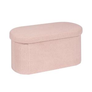 Bonlife Baúl Plegable,Puff Almacenaje, Taburete Reposapiés,…