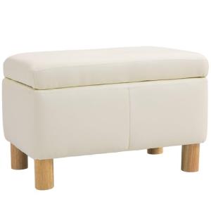 HOMCOM Baúl de Almacenaje para Dormitorio 33L Puff Almacena…