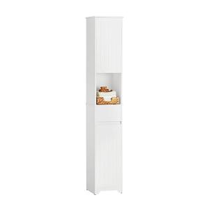 SoBuy Armario Alto de Baño Mueble Baño Auxiliar Columna de…