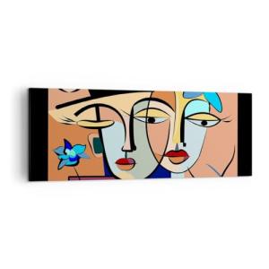 Lienzos decorativos Caras Moderno Cubismo Cuadro Sobre Lien…