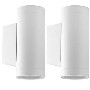 Klighten 2 Piezas Aplique de Pared Exterior Arriba Abajo Ap…