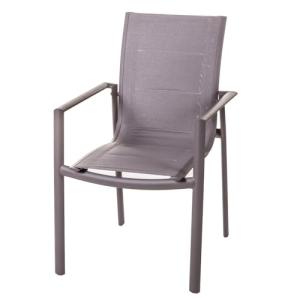 LOLAhome - Silla de jardín Stella apilable de Aluminio y te…