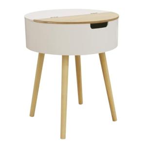 THE HOME DECO FACTORY Mesa baúl, Madera de Densidad Media,…
