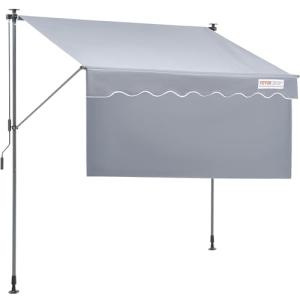 VEVOR Toldo Retráctil de 3 x 1,2 m, Toldo Manual para Terra…