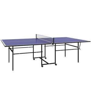 SPORTNOW Mesa de Ping-Pong Plegable Mesa de Tenis de Mesa P…