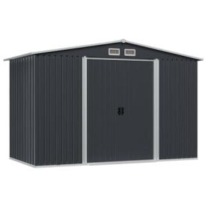 vidaXL Cobertizo de Almacenaje para Jardín Antracita Caseta…