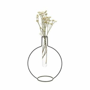 Balvi Florero Round Silhouette XL Color Negro Jarrón Decora…