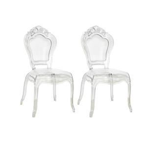 2 Sillas Comedor Boda Nouveau Policarbonato, Transparentes…