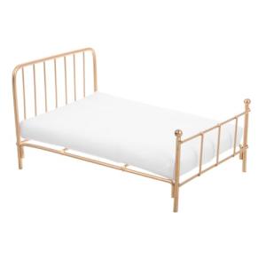 QUMIIRITY Cama En Miniatura para Casa De Muñecas con Colchó…