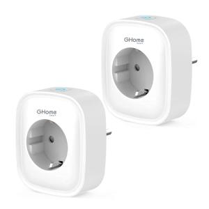 GHome Smart Enchufe Inteligente,Enchufe Wi-Fi Medidor Consu…