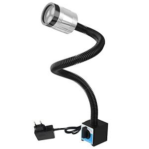 Luz magnética, lámpara de trabajo de cuello de cisne, luz d…