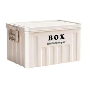 LOVIVER Caja de Almacenamiento con Tapa Apilable Organizado…