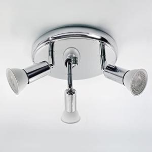 Sweier 3 Lámpara Cromo Iluminación ángulo Orientables Redon…