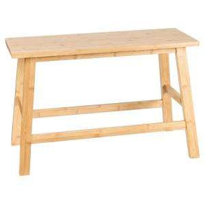Banco de baño de bambú taburete consola minimalista madera…