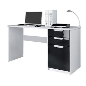 Vladon Escritorio Logan, Mesa Oficina con 2 Cajones y 1 Pue…