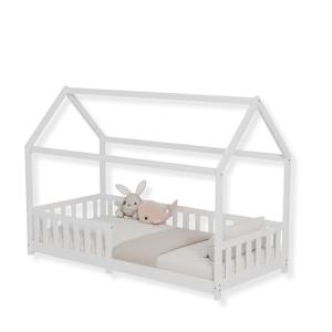 ecomi® Cama Infantil con protección anticaídas y somier, Ca…