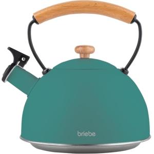 briebe Nordic Tetera Inducción Silbante 2,3L, Infusiones, H…